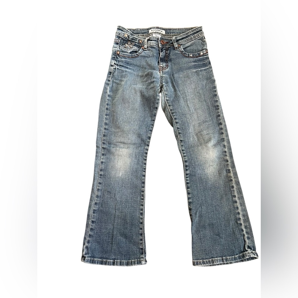Z. Cavaricci Girls Denim Bootcut Jeans